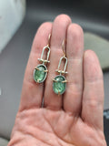 Green Kyanite Earrings made to order