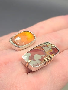 Noreen and Hessonite Double Ring
