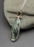 Moss Agate Petite Pendant