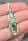 Moss Agate Petite Pendant